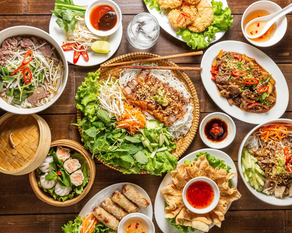 Traditional Vietnamese dishes